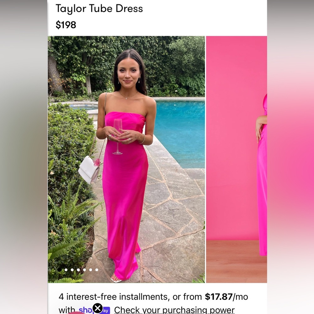 Show Me Your MuMu Taylor tube  Dress (xs)